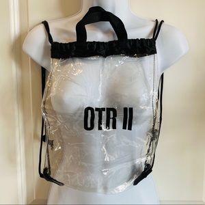 On The Run II Tour Clear Transparent Vinyl Bag